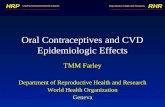 Oral Contraceptives and CVD Epidemiologic Effects