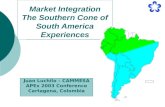 Market Integration The Southern Cone of South America Experiences