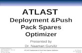 ATLAST Deployment &Push Pack Spares Optimizer