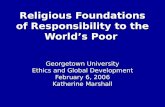 Religious Foundations of Responsibility to the World’s Poor