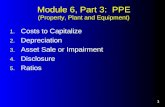 Module 6, Part 3:  PPE (Property, Plant and Equipment)
