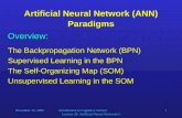 Artificial Neural Network (ANN) Paradigms