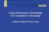 Using Information Technology for Competitive Advantage