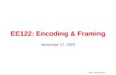 EE122: Encoding & Framing