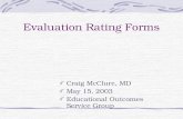 Evaluation Rating Forms