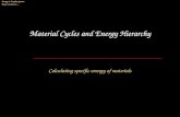 Material Cycles and Energy Hierarchy