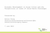 Economic Development in Asian Cities and the Prospectives in terms of Solid Waste Challenges