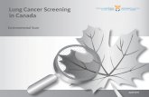 Lung  Cancer Screening Guidelines Across Canada