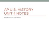 AP U.S. HISTORY Unit 4 Notes