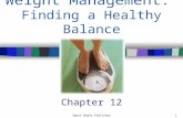 Weight Management: Finding a Healthy Balance