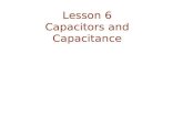 Lesson 6 Capacitors and Capacitance