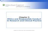 Chapter 5 Ethics and Responsible Conduct in Research and Clinical Practice