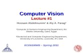 Computer Vision Lecture #1
