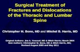 Surgical Treatment of Fractures and Dislocations of the Thoracic and Lumbar Spine
