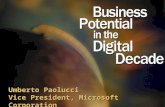 Umberto Paolucci Vice President, Microsoft Corporation