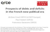 Prospects of debts and deficits in the French new political era