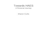 Towards HAES A Personal Journey Sharon Curtis
