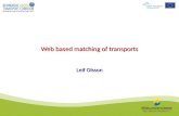 Web based matching of transports