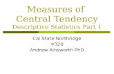 Measures of  Central  Tendency Descriptive Statistics Part  1