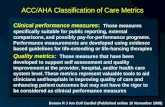 ACC/AHA Classification of Care Metrics