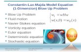 Constantin-Lax-Majda Model Equation (1-Dimension) Blow Up Problem