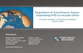 Regulation of Greenhouse Gases: Expanding PSD to Include GHGs Troutman Sanders LLP/Trinity Consultants July 20, 2010