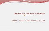 Advisor2U’s Services & Products