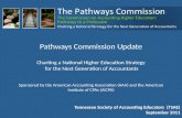 Pathways Commission Update Charting a National Higher Education Strategy  for the Next Generation of Accountants