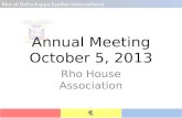 Annual Meeting October 5, 2013
