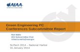 Green Engineering  PC Conferences Subcommittee Report