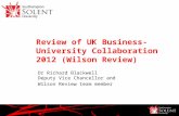 Review of UK Business -University Collaboration 2012 (Wilson Review)