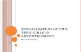 Sexualization of Pre-teen Girls in Advertisement