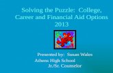 Solving the Puzzle:  College, Career and Financial Aid Options 2013