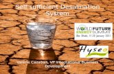 Self sufficient Desalination System