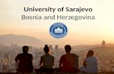 University of Sarajevo Bosnia and Herzegovina