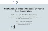 Multimedia Presentation Effects for Immersion