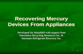 Recovering Mercury Devices From Appliances