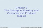 Chapter 3 The Concept of Elasticity and Consumer and Producer Surplus
