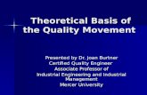 Theoretical Basis of the Quality Movement