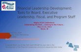 Financial Leadership Development: Tools for Board, Executive Leadership, Fiscal, and Program Staff
