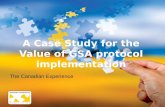A Case Study for the Value of GSA protocol implementation