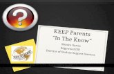 KEEP Parents  “In The Know”