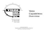 TDGI Capabilities Overview