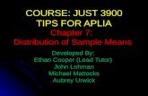 COURSE: JUST 3900 TIPS FOR APLIA Developed By:  Ethan Cooper (Lead Tutor)  John Lohman Michael Mattocks Aubrey Urwick