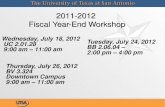 2011-2012  Fiscal Year-End Workshop