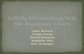 SODA: Generating SQL for Business Users