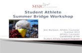 Student Athlete  Summer Bridge Workshop