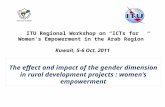 ITU  Regional Workshop  on “ICTs  for Women's Empowerment in the Arab Region” Kuwait, 5-6 Oct. 2011