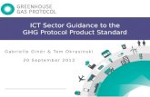 ICT Sector Guidance to the GHG  Protocol  Product  Standard