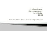 Professional  Development  Institute  2009